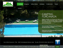 Tablet Screenshot of campingforcanada.com